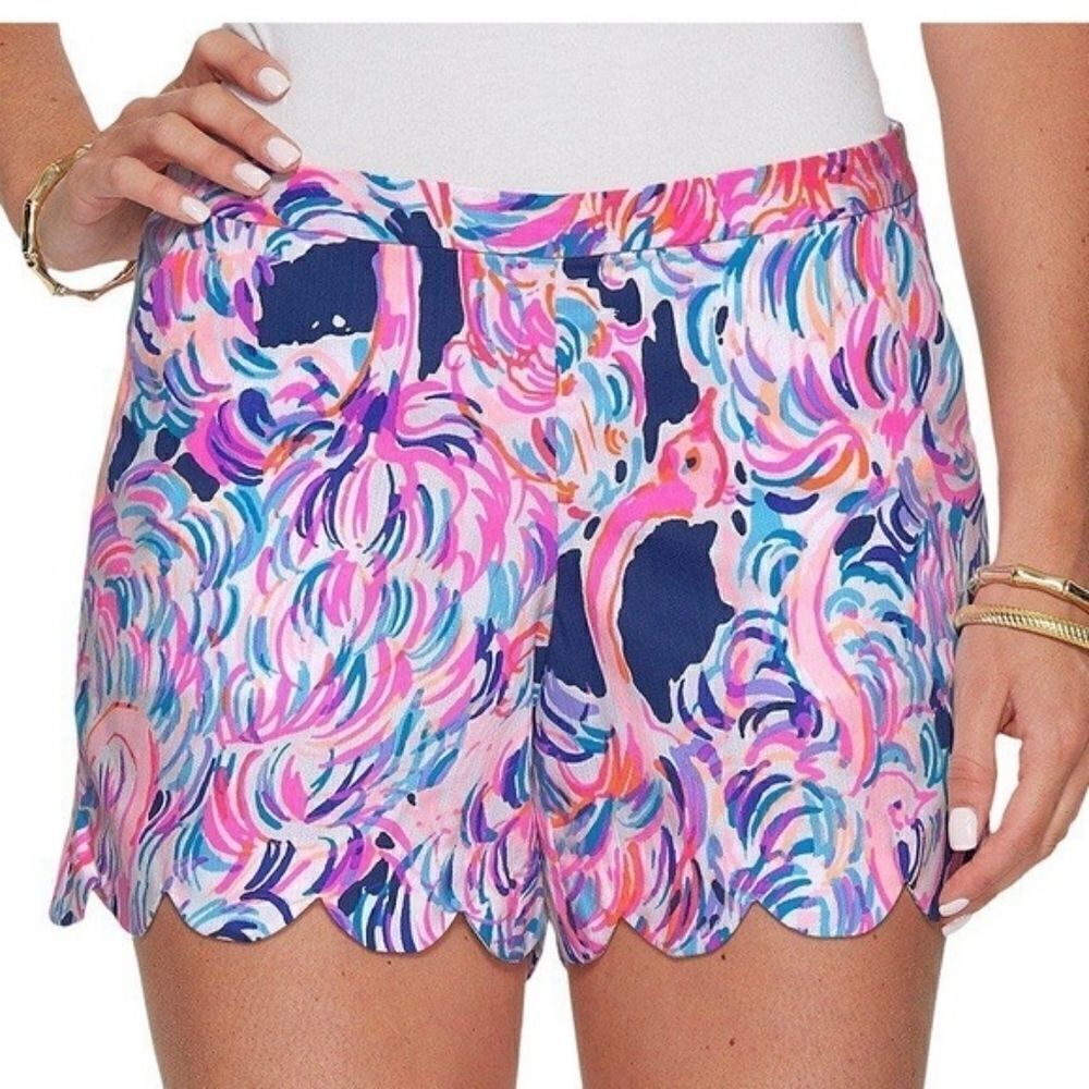 Lilly Pulitzer Magnolia Shorts Pelican Pink Head I